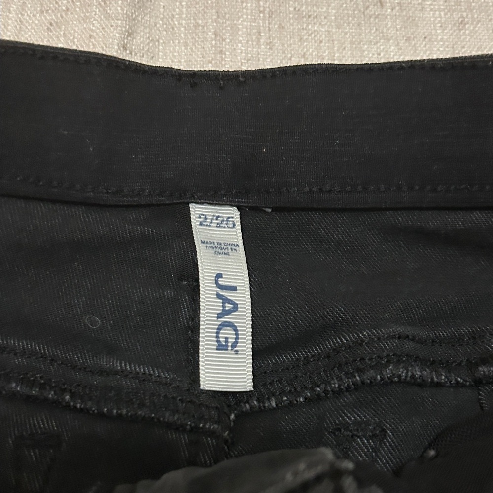 Jag Jeans Women's 26 Straight Leg Black Stretch Denim - Picture 3 of 11